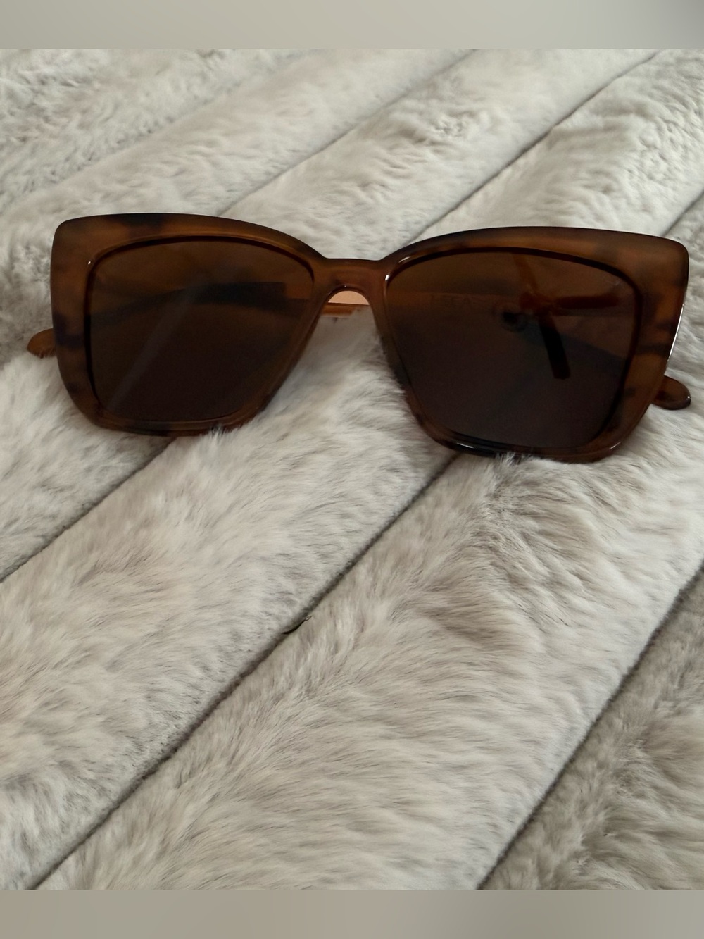 Anthropologie Oversized Tortoise Shell Sunglasses
